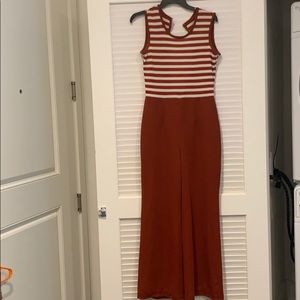 Vintage red jumpsuit